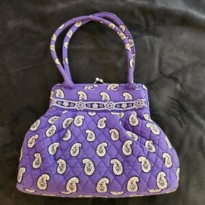 Vera Bradley Purple Paisley Purse